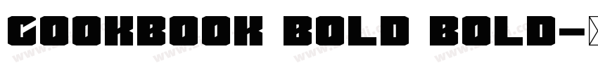 Cookbook Bold Bold字体转换